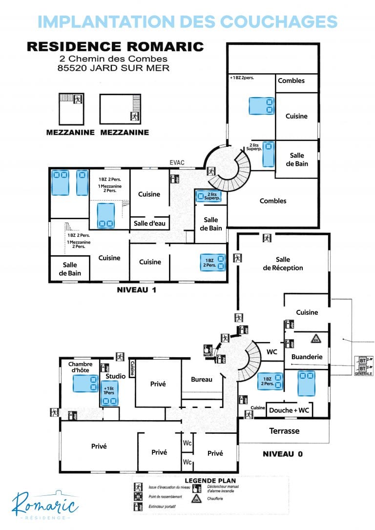 Résidence Romaric | Plan | Vendée | Jard-sur-mer |