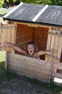 Cabane pour enfant - espace de jeux - Résidence Romaric - Vacances