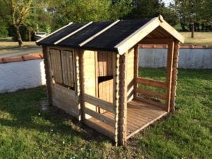 Cabane pour enfant - espace de jeux - Résidence Romaric - Vacances